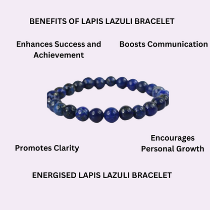 Energised Lapis Lazuli Bracelet