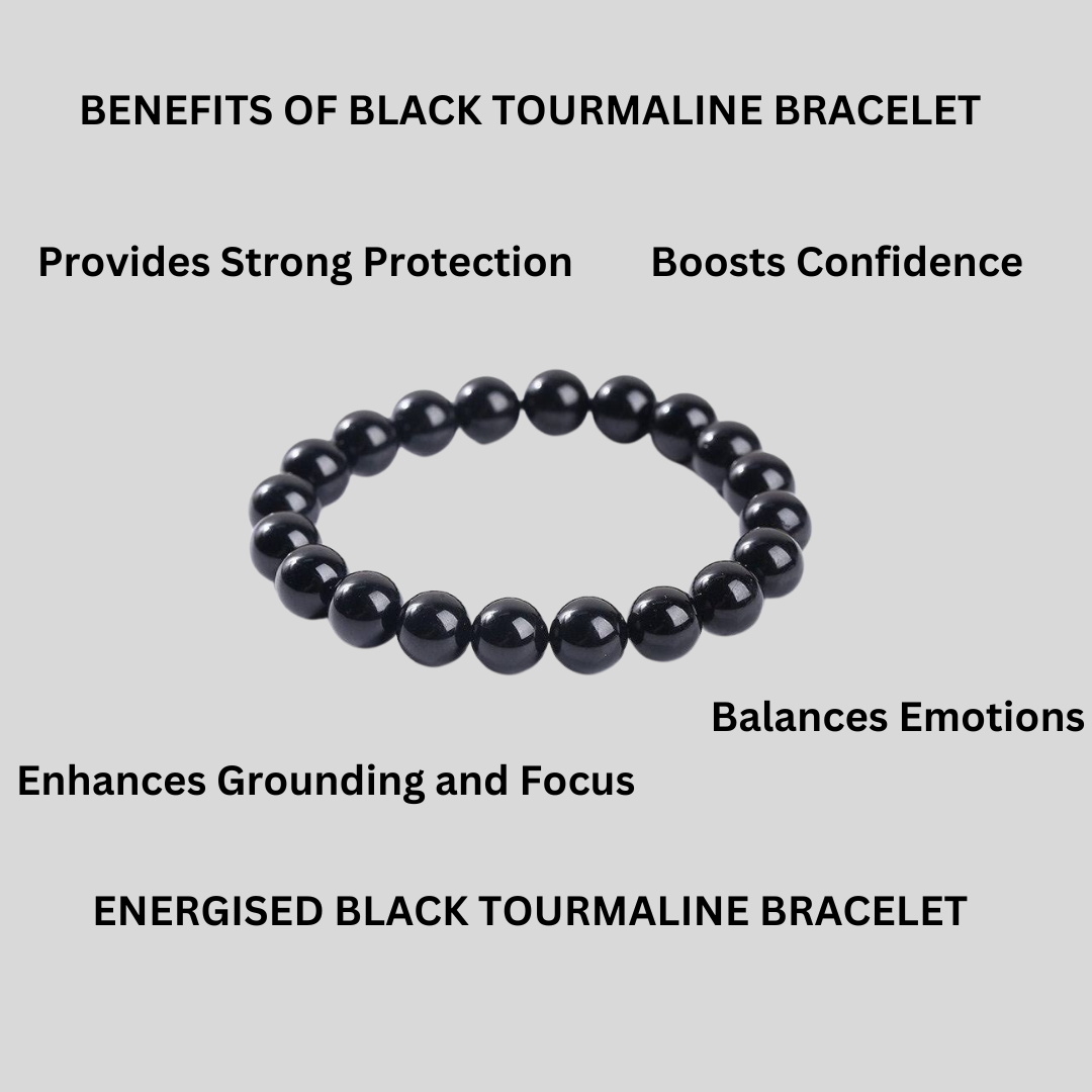 Energised Black Tourmaline Bracelet