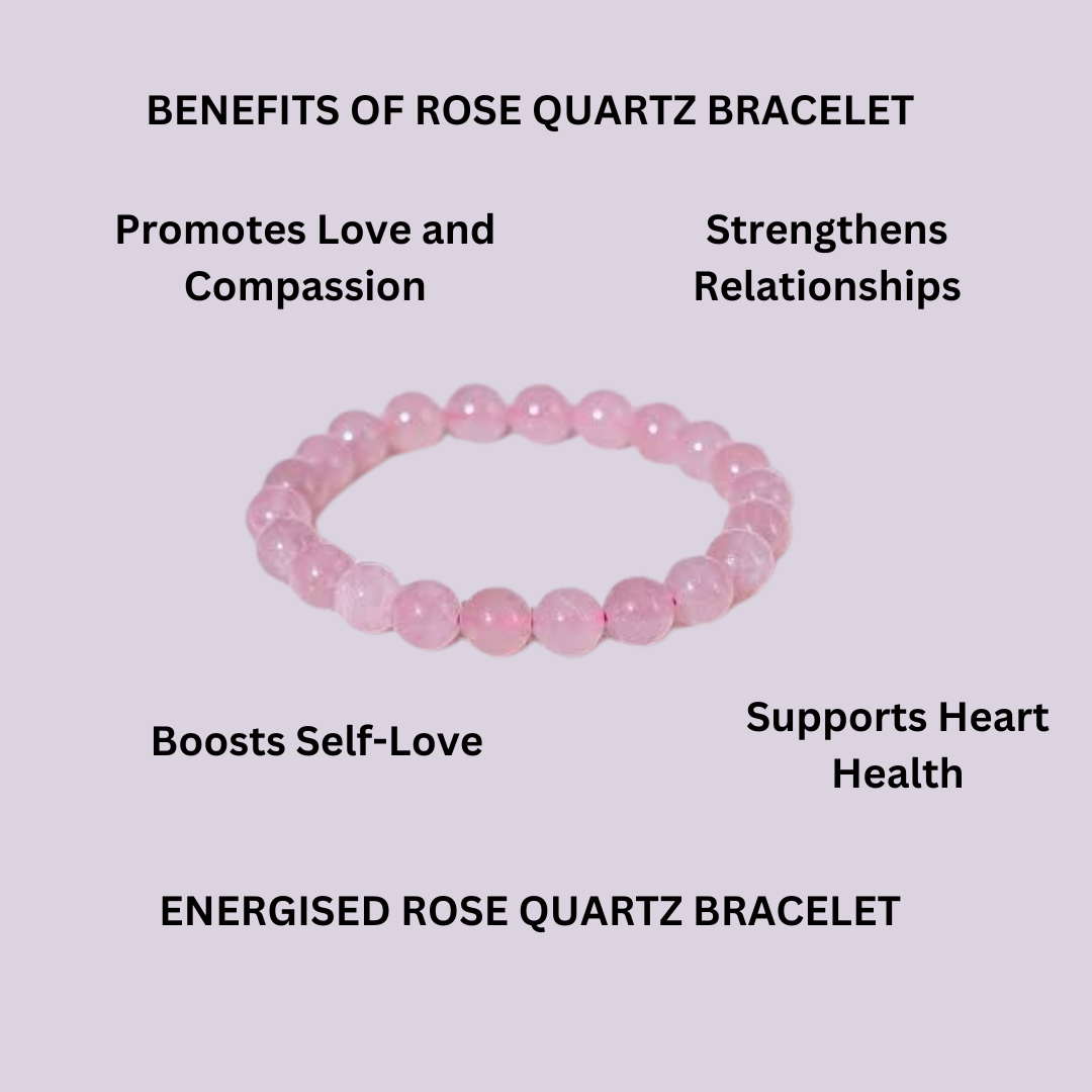 Energised Rose Quartz Bracelet