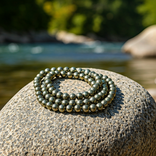 Energised Pyrite Crystal Necklace