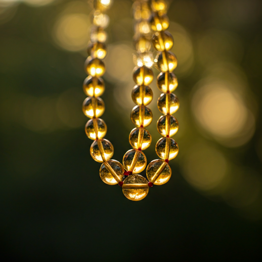 Energised Citrine Crystal Necklace