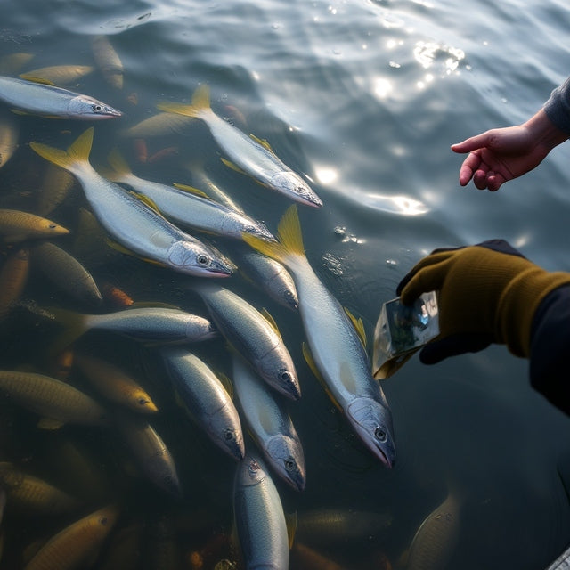 Support for Feeding Fishes