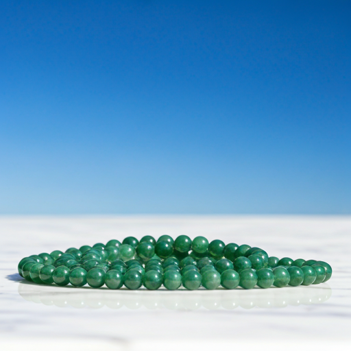 Energised Green Jade Crystal Necklace