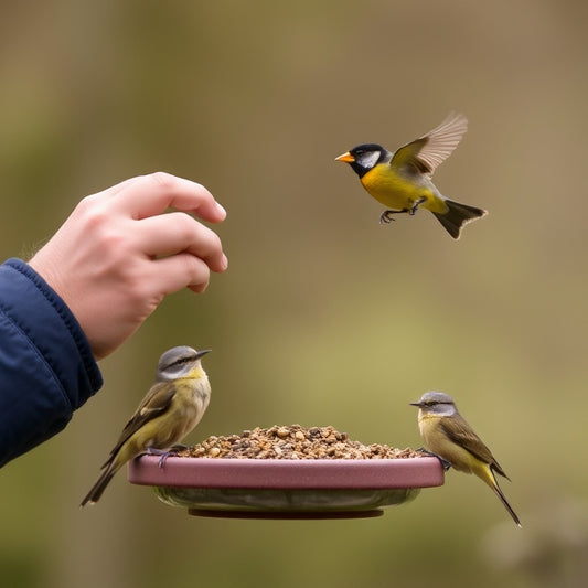 Support for Feeding Birds