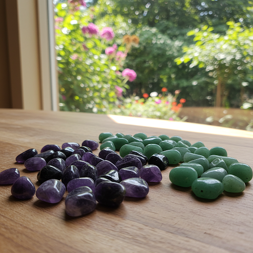 Energised Amethyst & Green Aventurine Tumble