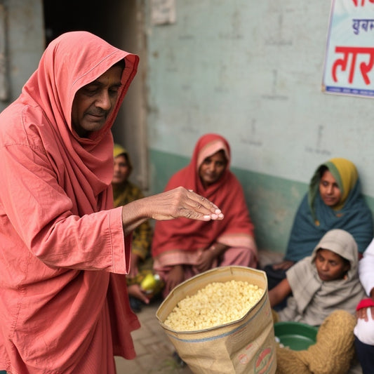 Support of Food Supply to Poor Family