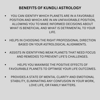 Kundali Astrology Session