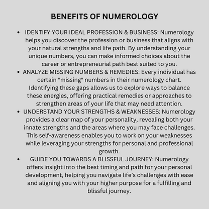 Numerology Session