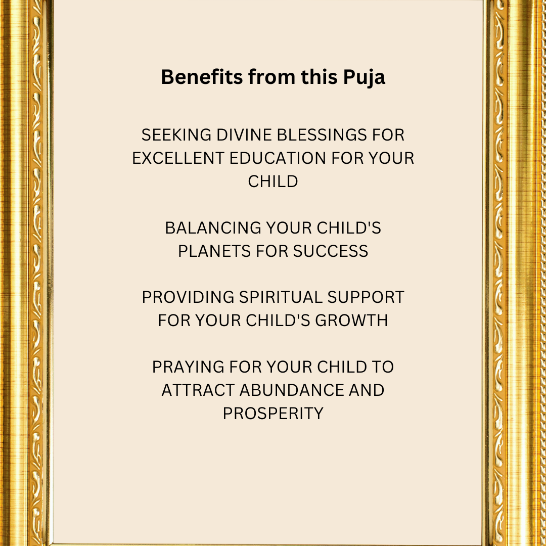 Puja for Child Education