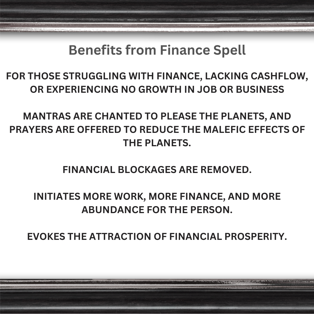 Energised Finance Spell