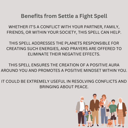 Energised Settle a Family Fight Spell